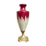pied de lampe grès sang de boeuf