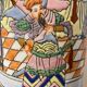Glazed porcelain vase 20th century