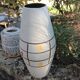 Vase ovoide en céramique grise par Scheurich Keramik vintage années 60-70