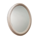 Mirror oval jute thread 81x61cm