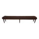 Parisian bistro bench