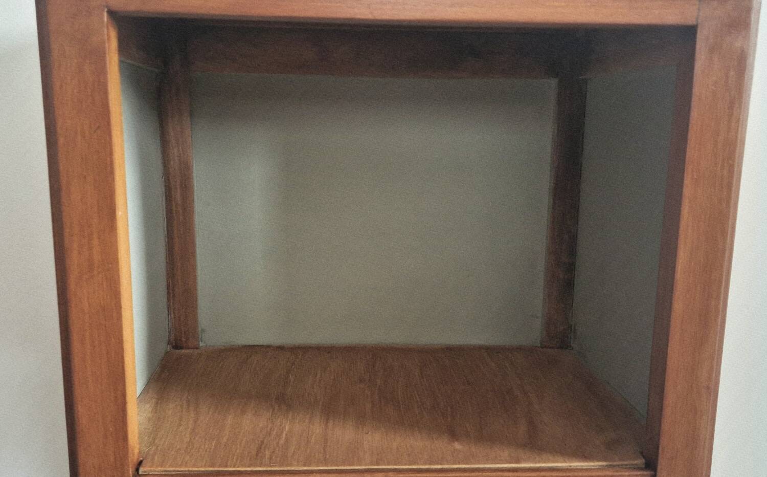 Vintage wooden bedside table