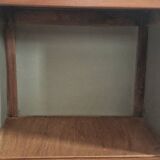 Vintage wooden bedside table