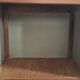 Vintage wooden bedside table