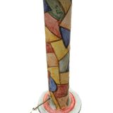 Large Harlequin Lamp Base Signed Jean-Claude Monange