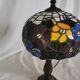 Tiffany style lamp, leaded stained glass, art nouveau.