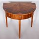 Restored Biedermeier Walnut Side Table, Revived Polish, Czechia, 1820s