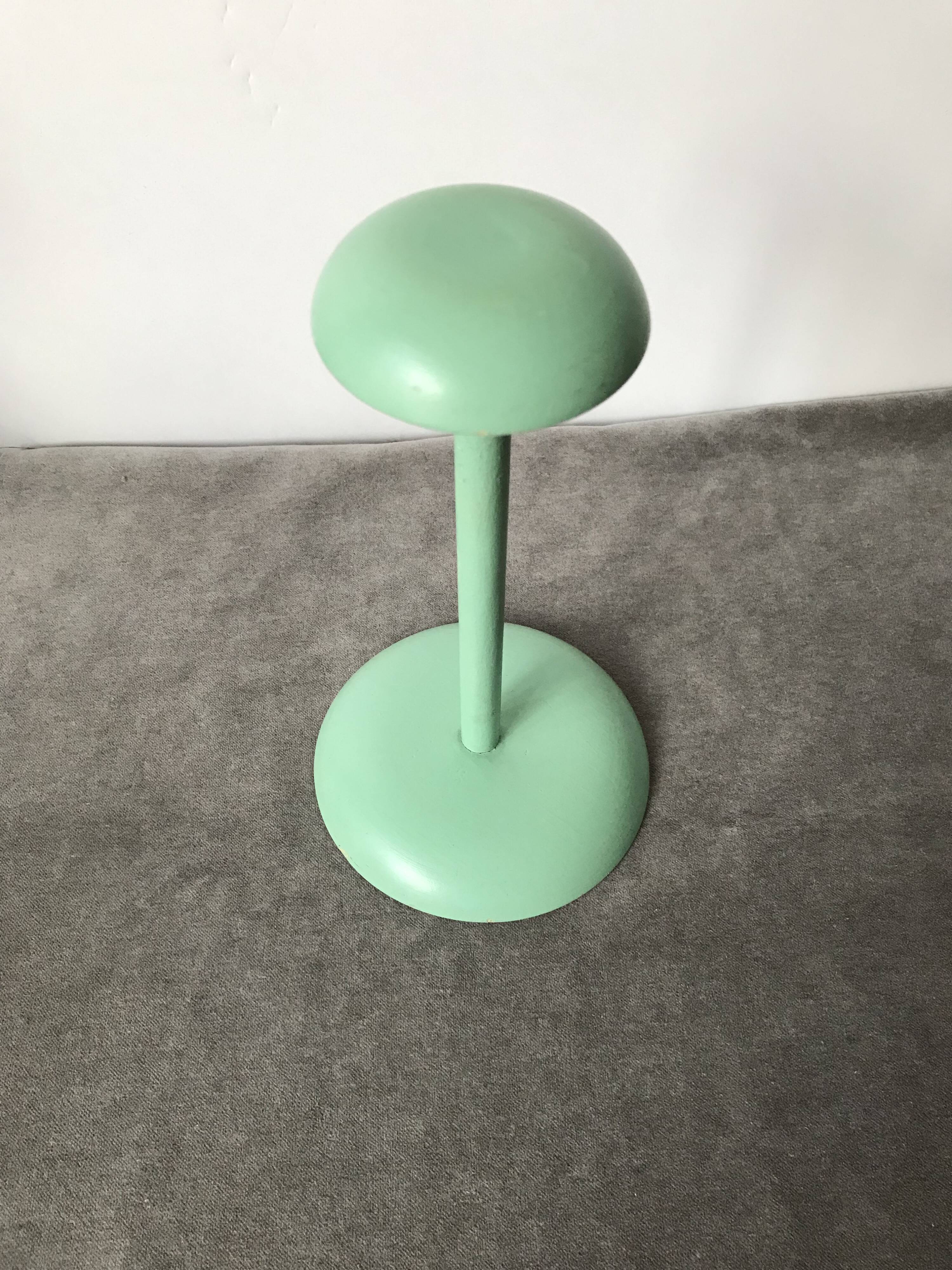 50s arsenic colored hat rack