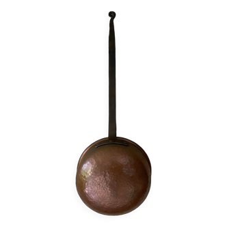 Hammered copper frying pan