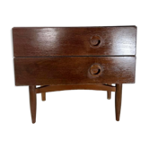 Table de chevet vintage mini armoire