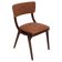 Mid-Century Modern Bumerang Chair, Orange Mix, Poland, 1960s