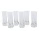 Set of six glasses, Italian design, 1970s, made in Italy
