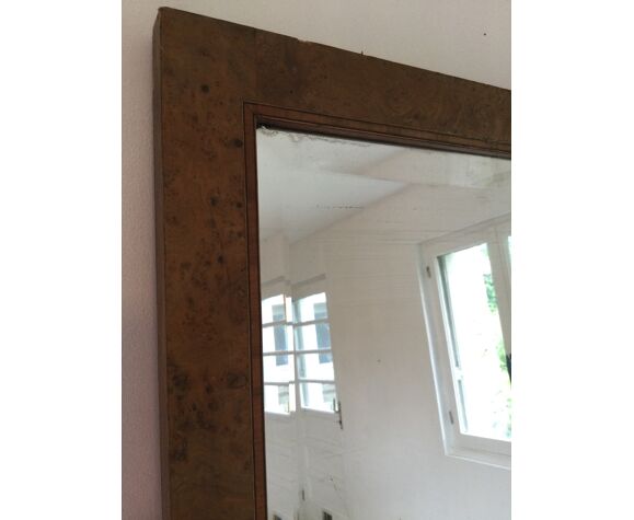 Mirror wooden frame (old furniture door) | Selency