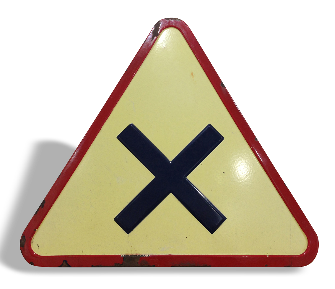 Enamelled cross Panel