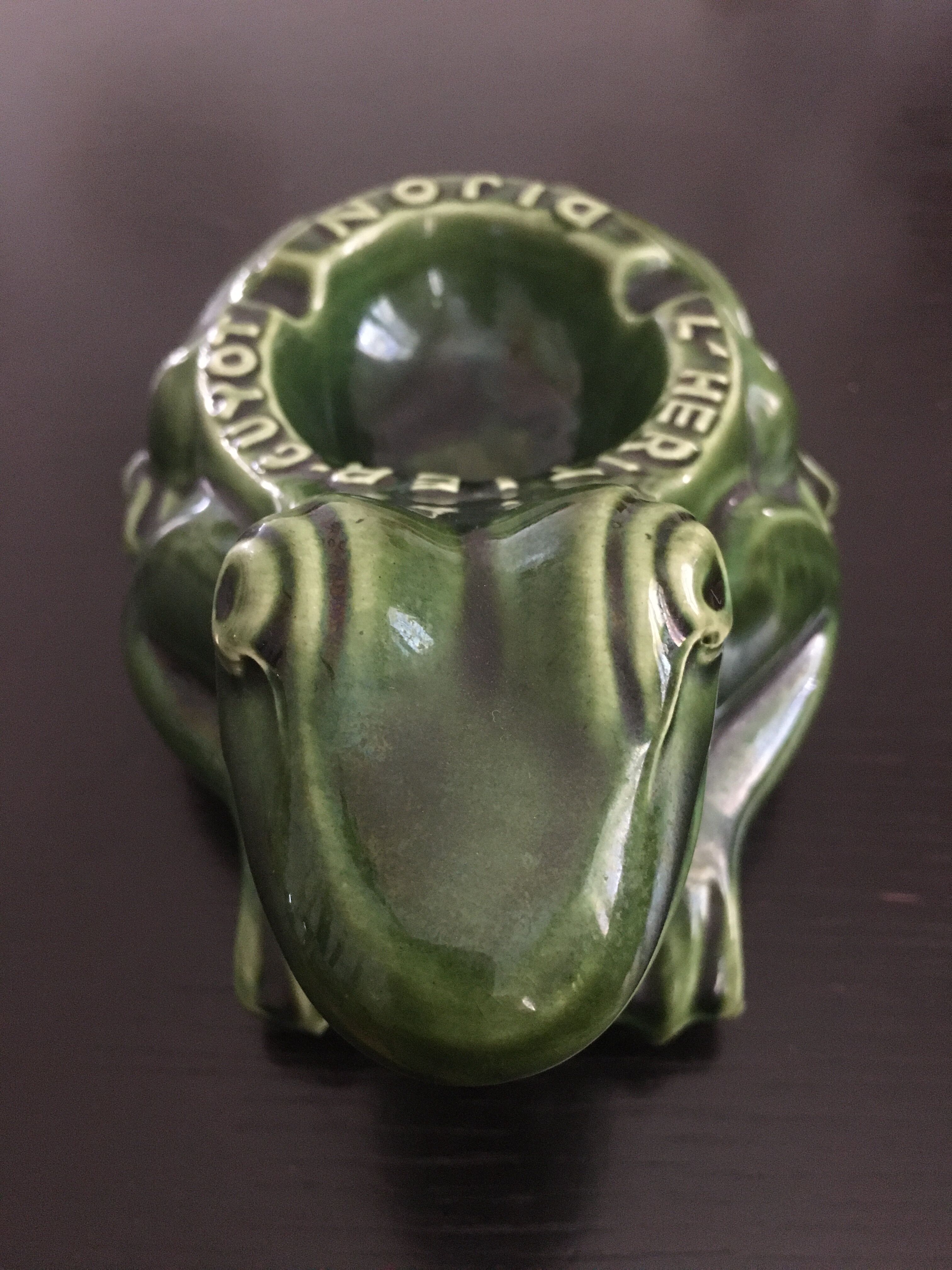 Frog ashtray L'Héritier Guyot