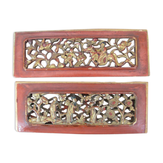 Panneaux de bois sculpté ajourés - Chine - pour séparation