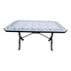 Bistro table in earthenware, designed by Vincent and Élisabeth Portier