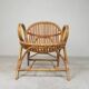Rohe Noordwolde bamboo and rattan chair, 1950s