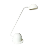 Lampe de bureau en métal blanc 80s Vrieland