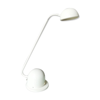 80s Vrieland white metal desk lamp