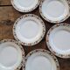 6 flat plates MLV France Art Deco 1930