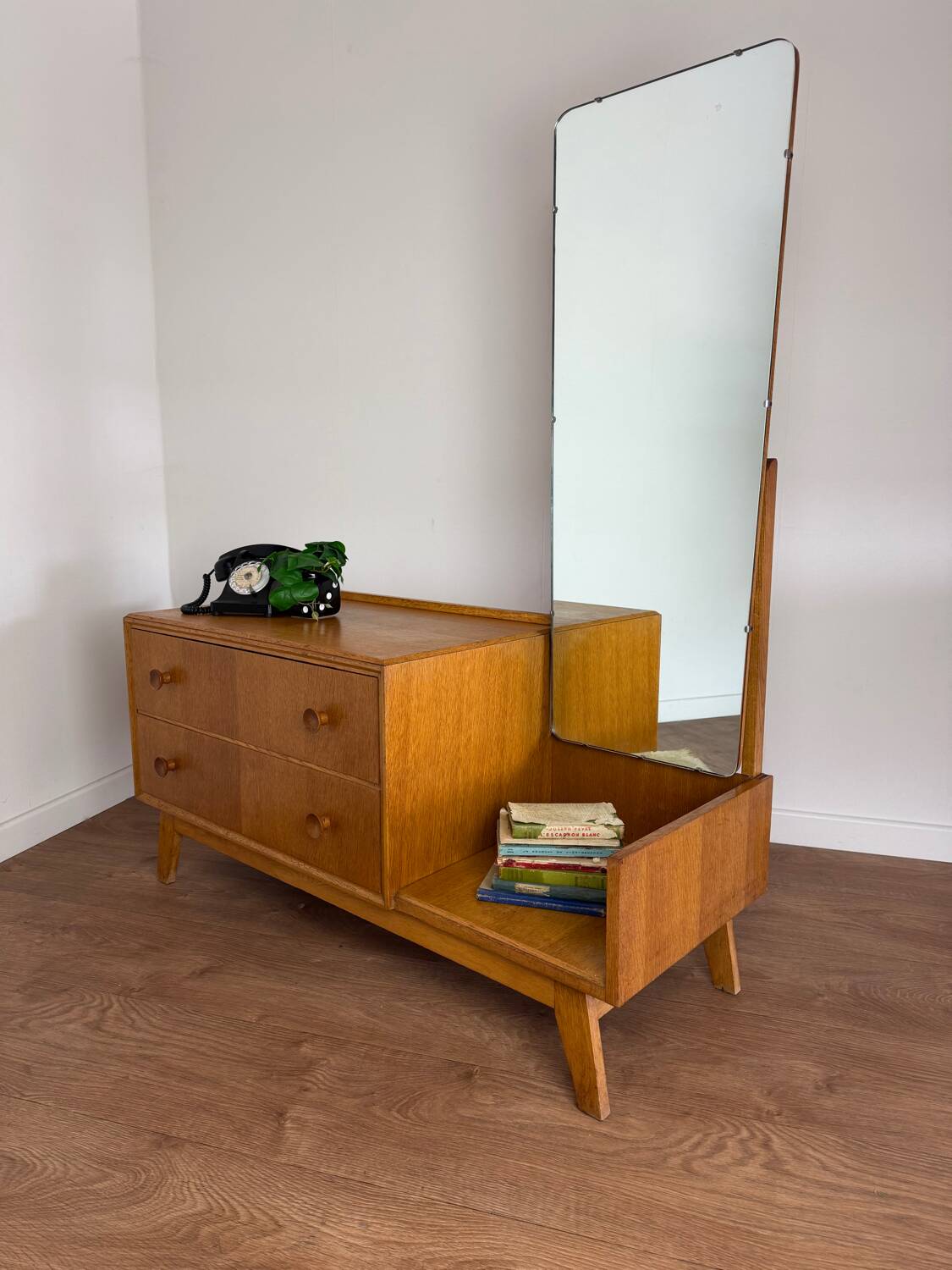 Meuble d’entrée vintage Meredew – années 50/60