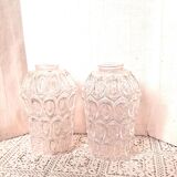 Glass Pendant Light Chandelier Ceiling Light France POP 1960 Retro Decoration 1 Pair