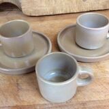 Stoneware coffee cups