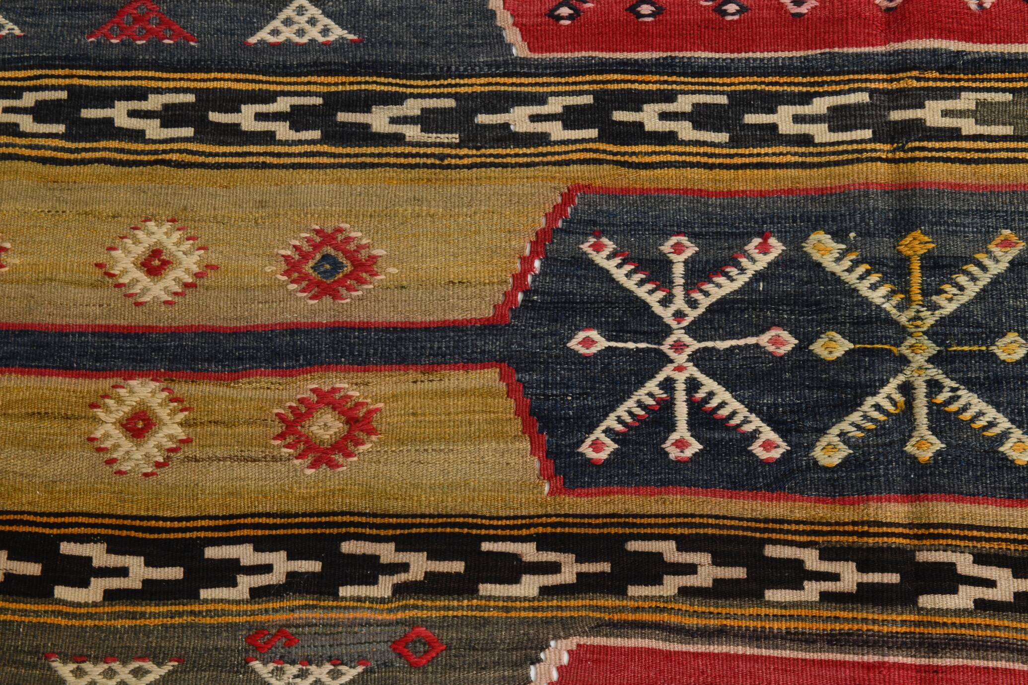 172x264Cm Cinnamon Red Kilim Rug, Large Area Rug, Turkish Bohem Rug,