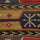 172x264Cm Cinnamon Red Kilim Rug, Large Area Rug, Turkish Bohem Rug,