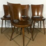 4 vintage Bistro chairs Baumann Mondor