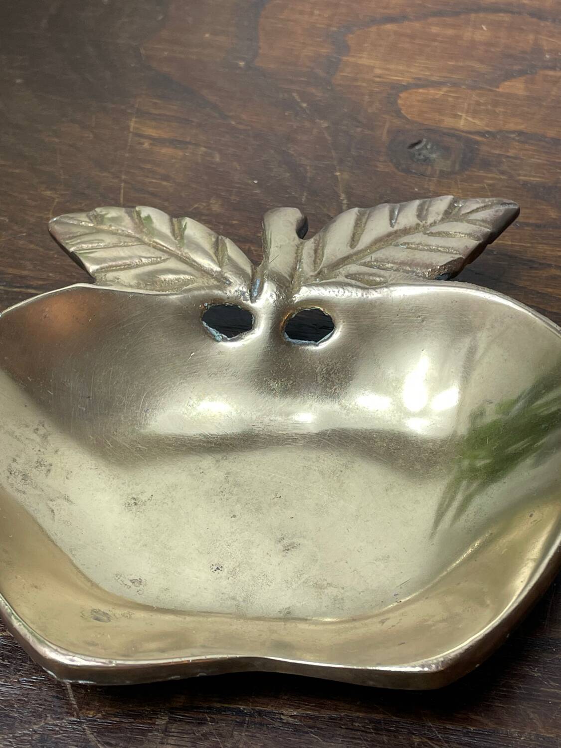 Cup, brass apple pocket