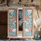 Armoire fleurie années 60