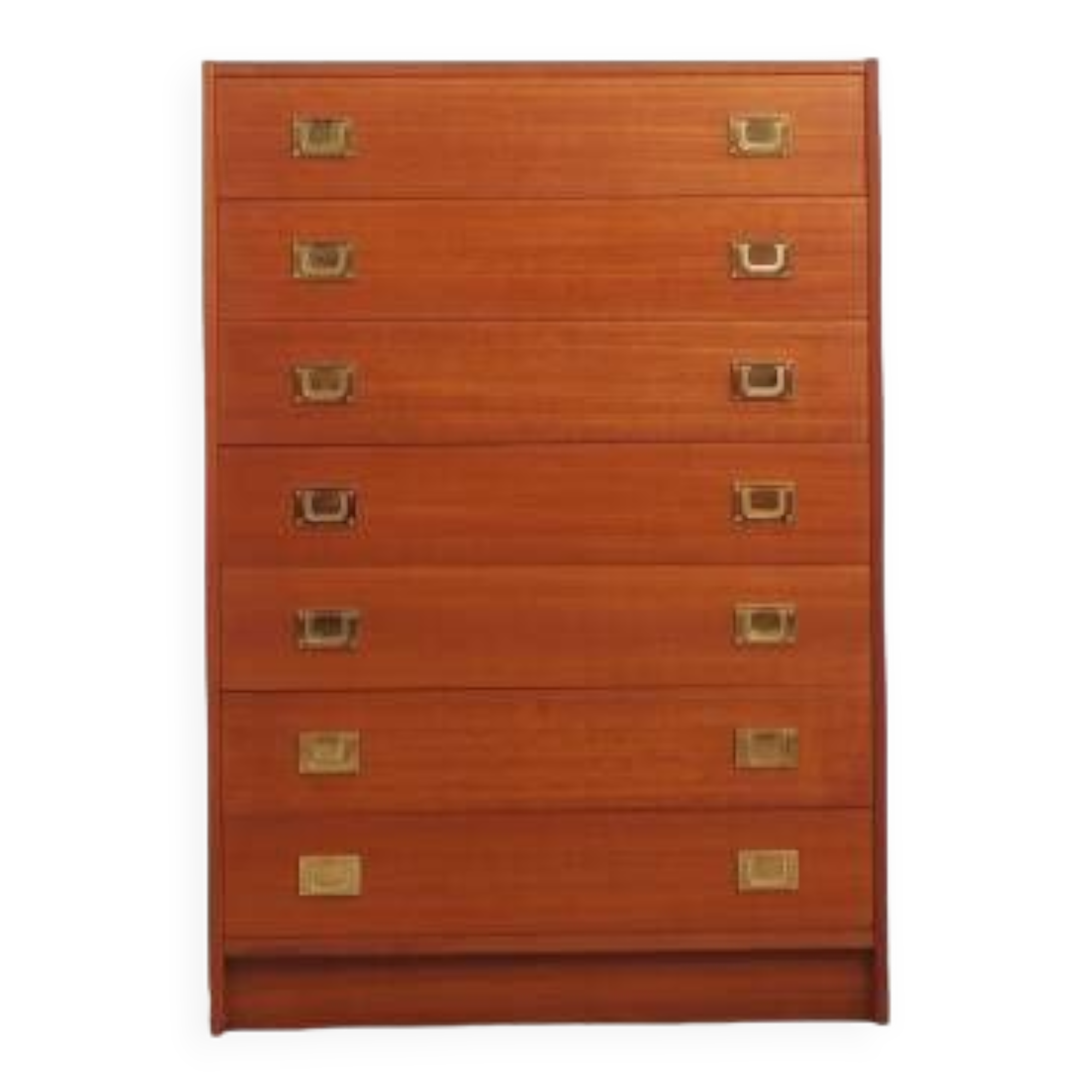 Teak chest of drawers, Danish design, 1970s, made in Denmark