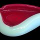 Old cup double opaline ashtray