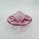 1960s Czech Art Glass Bowl by Josef Hospodka for Chribska Glassworks