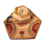 Cup and its vintage saucer Henriot Quimper