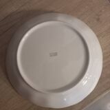 Deep plate in Limoges porcelain