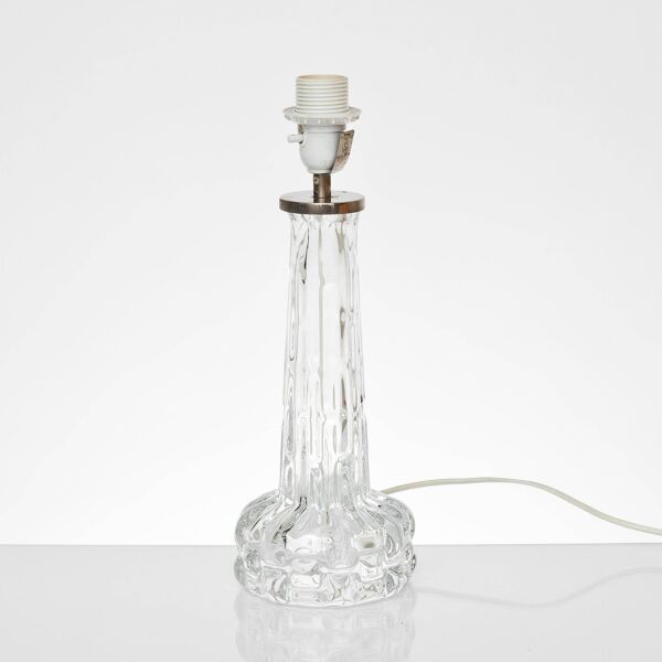 Carl Fagerlund pour Orrefors, lampe de bureau en verre modèle « RD »