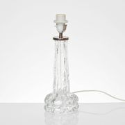 Carl Fagerlund for Orrefors, desk lamp in glass model "RD"