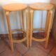 Pair of high Scandinavian/vintage style stools 60s-70s
