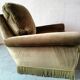 Paire de fauteuils en velours "Jean Roche "