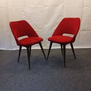 paire de chaises tonneau attribué a pierre Gariche