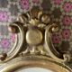 Miroir en résine doré style Louis XV h47 X l28