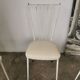 Set de 4 chaises vintages en métal et Skaï