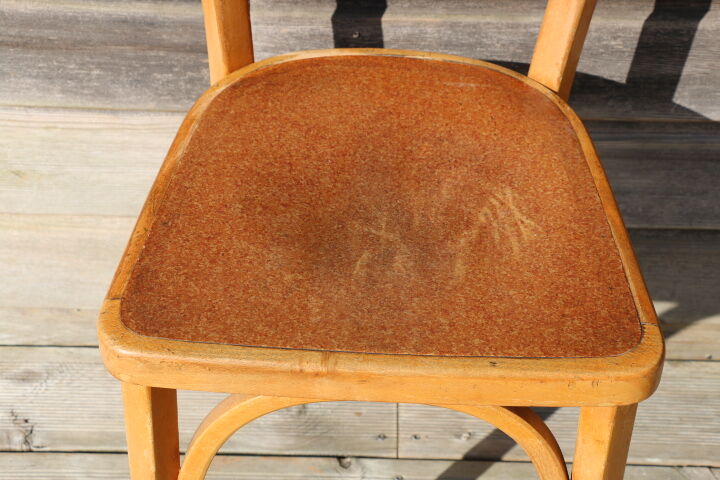 6 chaises baumann N°19 hêtre clair assise liège