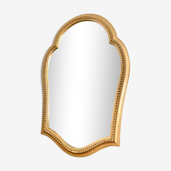 Ancien miroir doré 43x29 cm