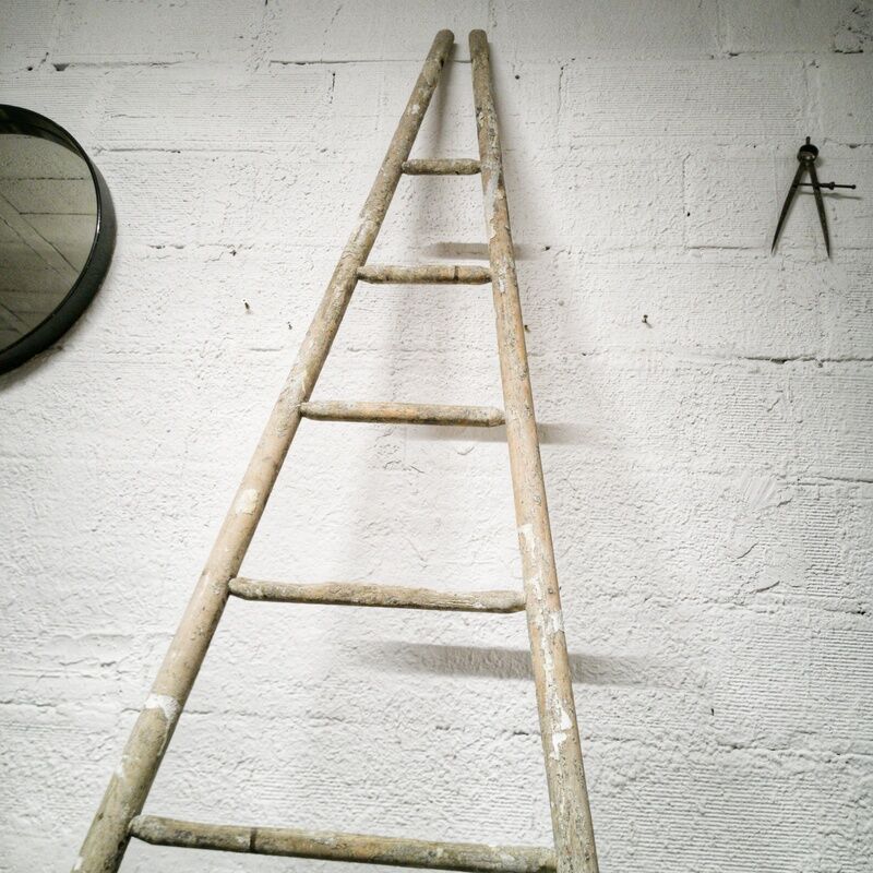 Old wooden ladder