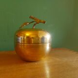 Apple-shaped brass tidy