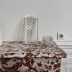 Textured bubble glass table service